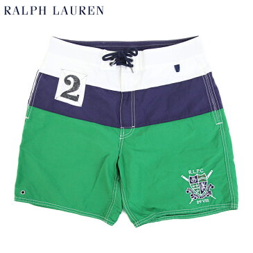 Ralph Lauren Men's Collegiate Swim Shorts US ポロ ラルフローレン エンブレム刺繍 スイムショーツ (水着)