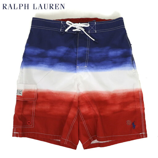 ポロ ラルフローレン メンズ トリコロール スイムショーツ (水着)POLO Ralph Lauren Men's Swim Shorts US ポロ ラルフローレン メンズ トリコロール スイムショーツ (水着)POLO Ralph Lauren Men's Swim Shorts US