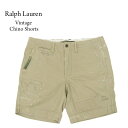 ポロ ラルフローレン ストレートフィット ダメージ加工チノ ショーツ ショートパンツ　半ズボン Ralph Lauren Men's 