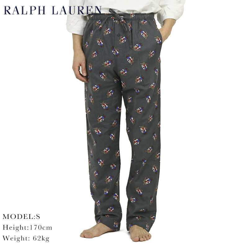 ポロ ラルフローレン ポロベアー パジャマ パンツ 寝間着 POLO Ralph Lauren Men 039 s POLO BEAR Pajama Pant US GREY
