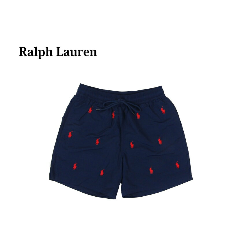 ラルフローレン ポロ ラルフローレン マルチポニー刺繍 スイムショーツ （水着）POLO Ralph Lauren Men's Multi Pony Swim Shorts US