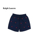 ポロ ラルフローレン マルチポニー刺繍 スイムショーツ (水着)POLO Ralph Lauren Men's Multi Pony Swim Shorts US