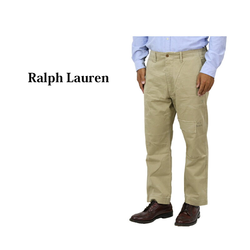 ݥ ե  åɥեå ᡼ ߥ꥿꡼ Υѥ POLO Ralph Lauren Men's RELAXED Fit Damage Chino Pants US