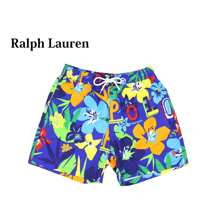 ラルフローレン ポロ ラルフローレン メンズ アロハロゴプリント スイムショーツ （水着）POLO Ralph Lauren Men's Aloha Logo Print Swim Shorts US