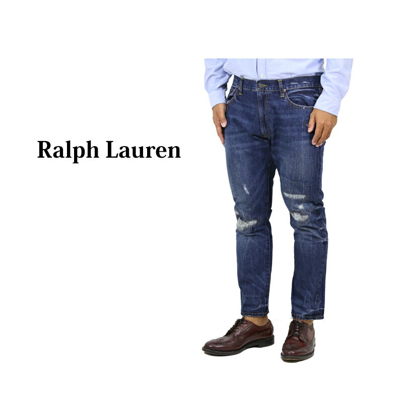 ポロ ラルフローレン メンズ ビンテージ スリム ジーンズ デニムパンツ ブラウンパッチ Polo Ralph Lauren Men 039 s THE SULLIVAN SLIM Denim Jeans Brown Patch US