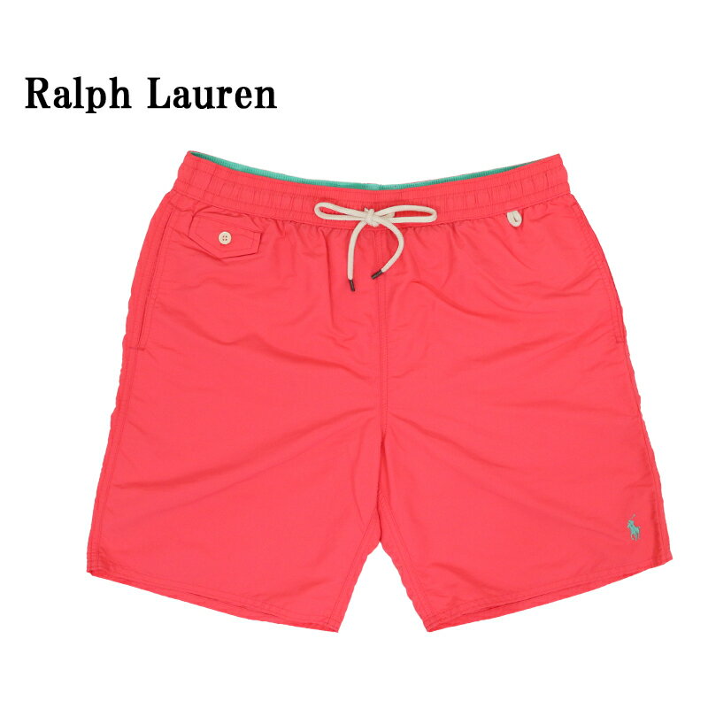 ポロ ラルフローレン メンズ 無地 ワンポイント ポニー刺繍 スイムショーツ(水着)POLO Ralph Lauren Men's Pony Swim Shorts US (UPS)