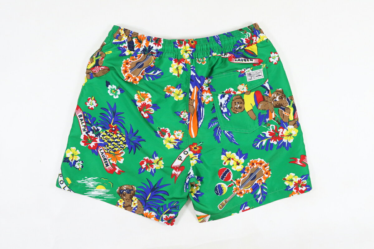 ポロ ラルフローレン メンズ ポロベア プリント スイムショーツ（水着）POLO Ralph Lauren Men's Polo Bear Print Swim Shorts US