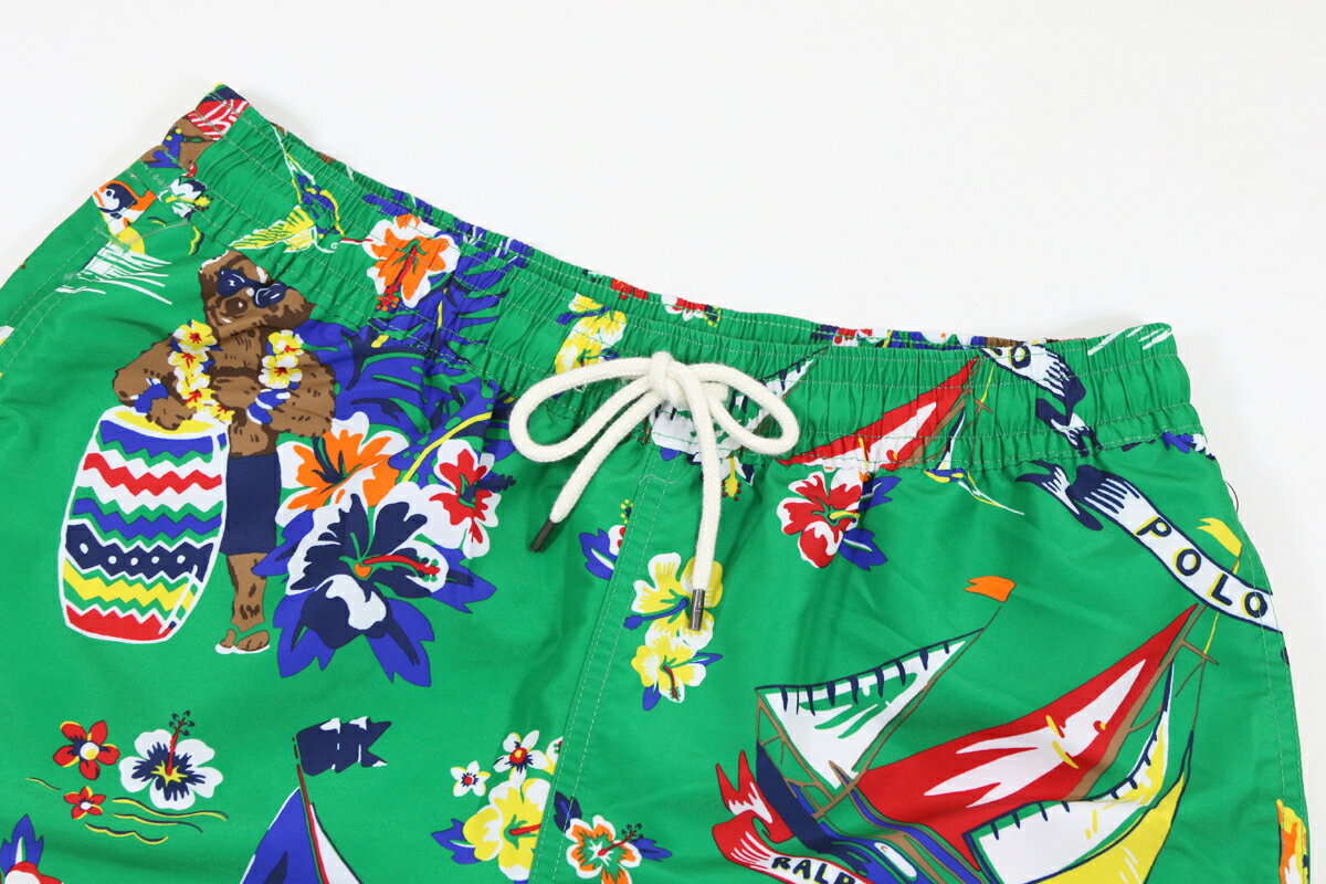 ポロ ラルフローレン メンズ ポロベア プリント スイムショーツ（水着）POLO Ralph Lauren Men's Polo Bear Print Swim Shorts US