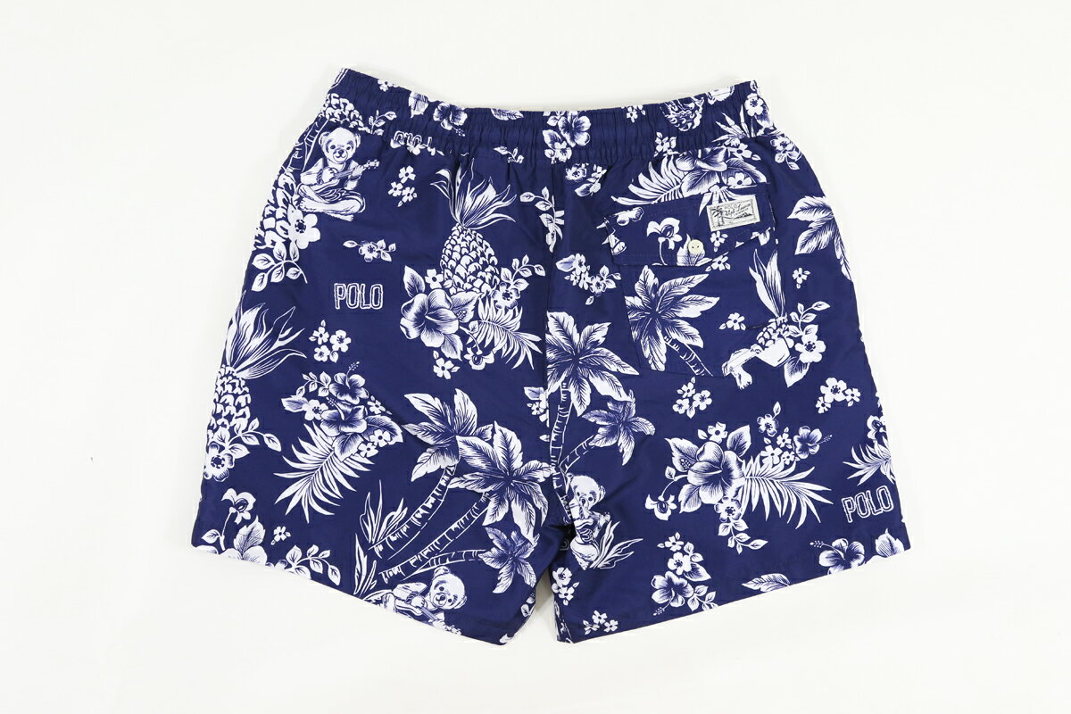 ポロ ラルフローレン メンズ ポロベア プリント スイムショーツ （水着）POLO Ralph Lauren Men's POLO BEAR Print Swim Shorts US (UPS)