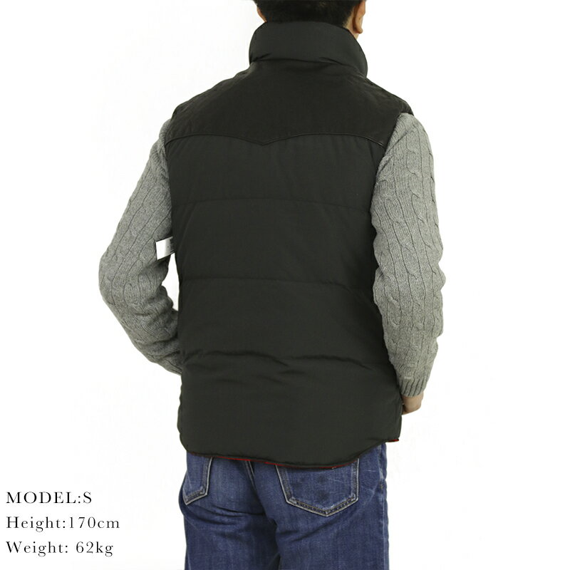 POLO by Ralph Lauren Men's Leather York Reversible Down Vest USポロ ラルフローレン リバーシブルダウンベスト SALE