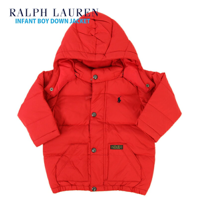 ラルフローレン　ベビー服 (9M-24M) POLO by Ralph Lauren "INFANT BOY" Down Jacket Parka USラルフローレン (幼児)ベイビーサイズのダウンジャケット パーカ セール