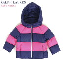 ポロ ラルフローレン (幼児)ベイビーサイズ ガールズ ダウンジャケット パーカ(3M-24M) POLO by Ralph Lauren Baby Down Jacket US