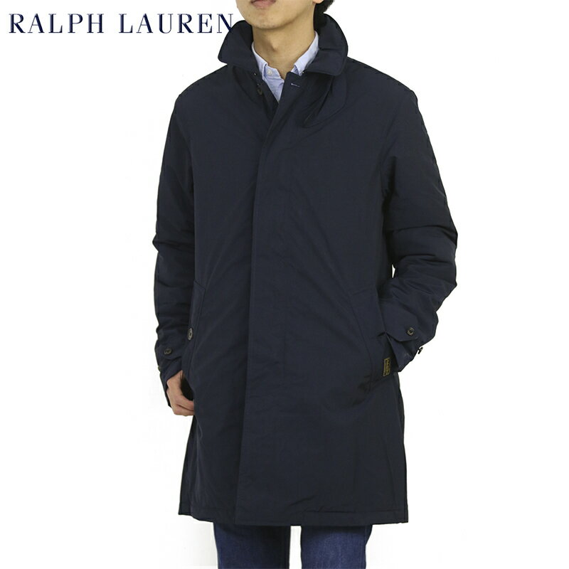 ポロ ラルフローレン キルティングライニング シングル カーコート POLO by Ralph Lauren Men's Quiltlined Car Coat (UPS)