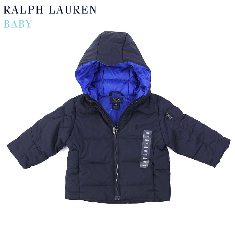 ラルフローレン　ベビー服 (9M-24M) POLO by Ralph Lauren "INFANT BOY" Down Parka USラルフローレン (幼児)ベイビーサイズのダウンジャケット パーカ