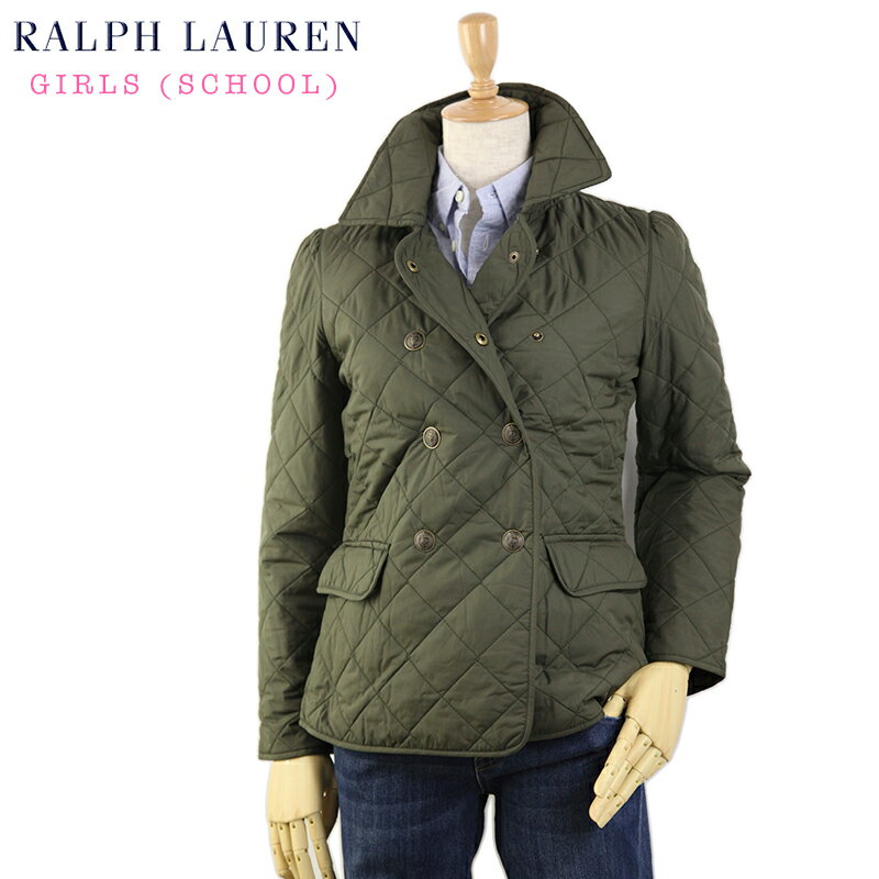 POLO by Ralph Lauren Girls Quilted Jacket USラルフローレン ガールズサイズのキルティングジャケット (UPS)