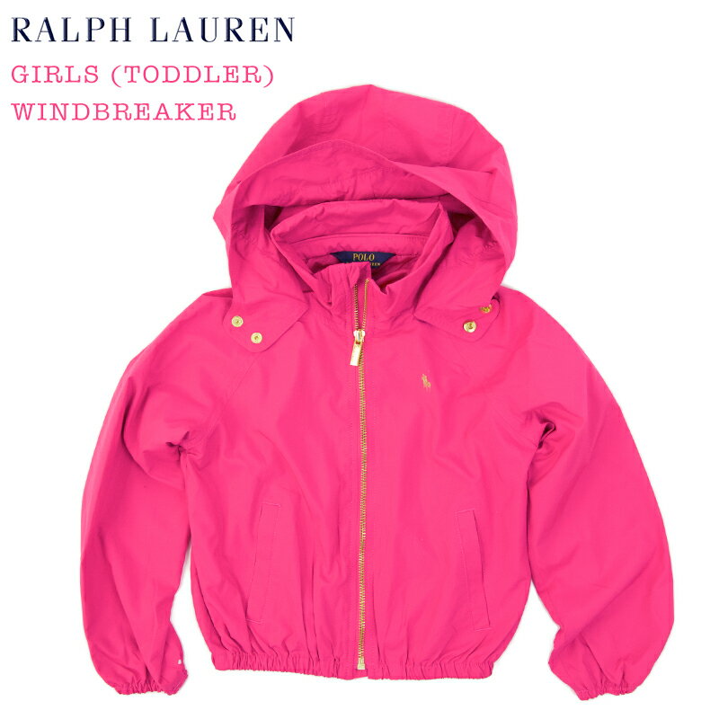 (2-6X) POLO by Ralph Lauren "GIRL (2-6X)" Windbreaker Jacket USラルフローレン 子供用のウィンドブレーカー ジャケット