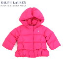 ラルフローレン　ベビー服 (9M-24M) POLO by Ralph Lauren "INFANT GIRL" Down Jacket USラルフローレン (幼児)ベイビーサイズのキルティングジャケット (UPS)