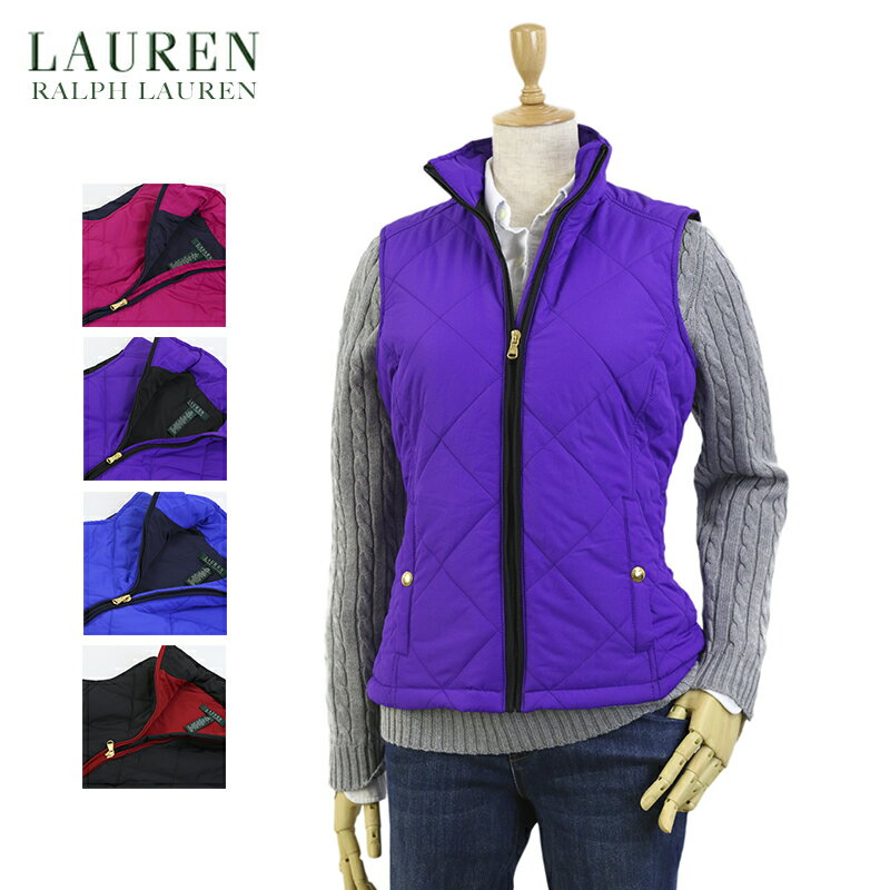 LAUREN Ralph Lauren Women's Quilted Vest USラルフローレン レディース キルティングベスト