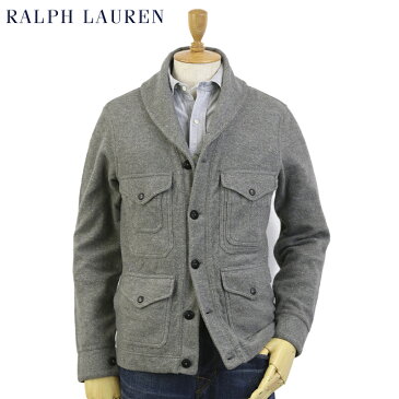 POLO Ralph Lauren Men's Flannel Fleece Shwal-Collar Sportsman Jacket USラルフローレン ショールカラー クルーザー ジャケット カーディガン