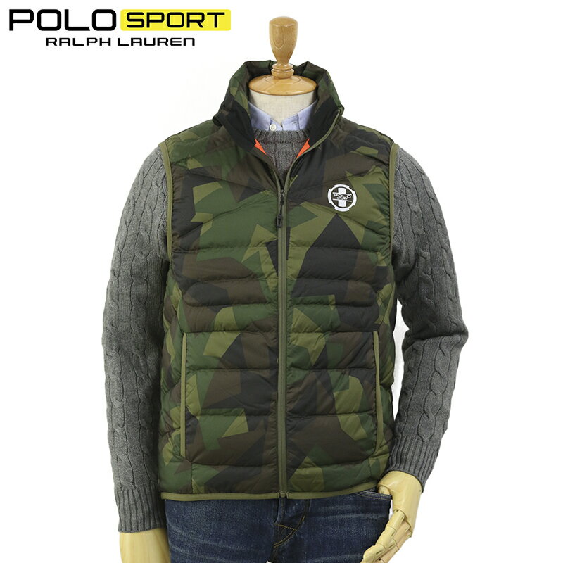 ポロ ラルフ ローレン ダウンベスト メンズ POLO by Ralph Lauren Men's "POLO SPORT" Camouflage Down Vest USポロ ラルフローレン ポロスポーツ 迷彩 ダウンベスト