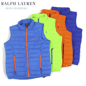 POLO by Ralph Lauren Boy's Insulation Quilt Vest USラルフローレン ボーイズサイズの化繊インサレーションベスト (UPS)