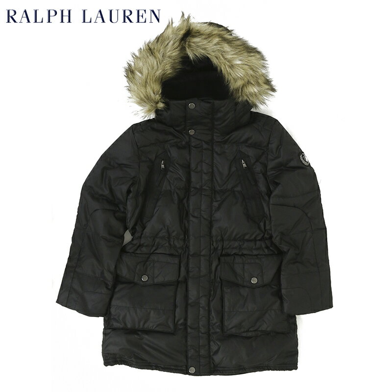 ポロ ラルフローレン ガールズ用 ファー付きフード ダウンジャケットPOLO by Ralph Lauren Girls Down Jacket US