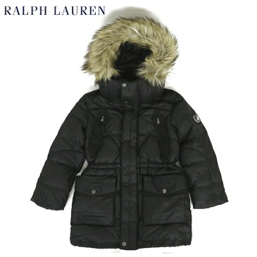 ポロ ラルフローレン 子供用のファー付きフードのダウンジャケット (TODDLER) BOYS(2-7) POLO by Ralph Lauren Down Jacket US