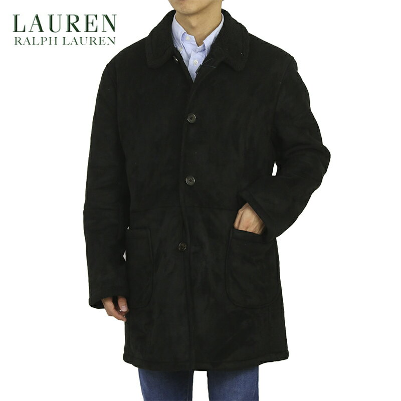 LAUREN Ralph Lauren Men's Faux Boa Overcoat US ローレン ラルフローレン フェイクスウェード オーバーコート