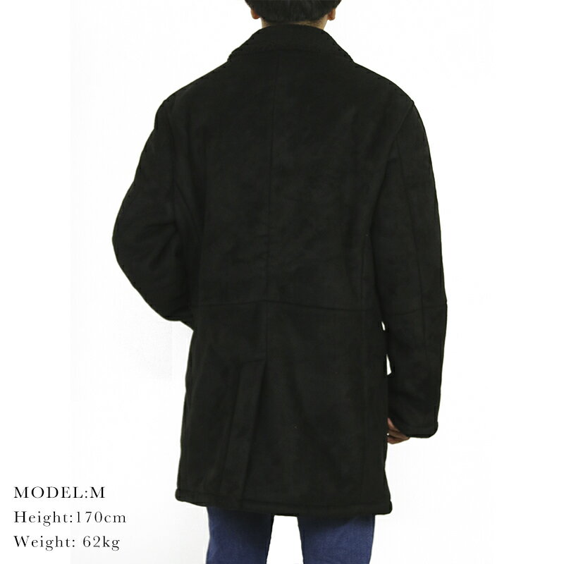 LAUREN Ralph Lauren Men's Faux Boa Overcoat US ローレン ラルフローレン フェイクスウェード オーバーコート