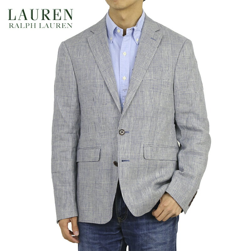 LAUREN Ralph Lauren Men 039 s Linen Jacket US ローレン ラルフローレン グレンチェック リネン ジャケット スポーツコート