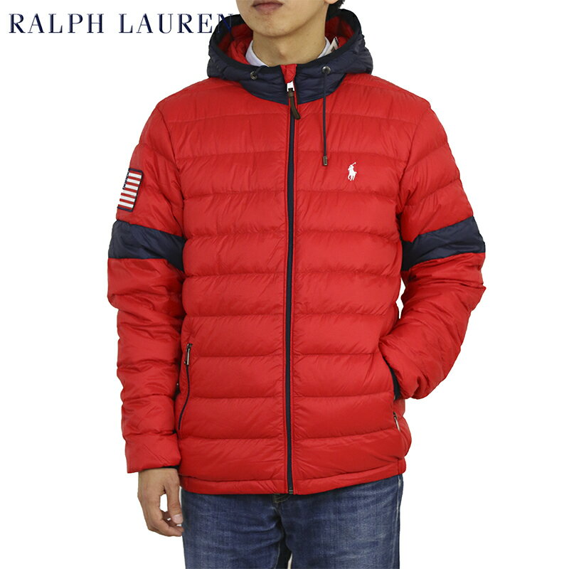 ポロ ラルフローレン "アメリカ国旗" パッカブル ダウンジャケット パーカー POLO by Ralph Lauren Men's "American Flag" Packable Down Jacket US