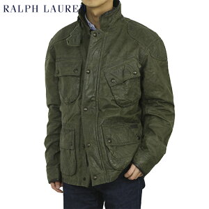 ポロ ラルフローレン メンズ オイルドコットン モーターサイクルジャケット オイルジャケット POLO by Ralph Lauren Men’s Oiled Motorcycle Jacket US