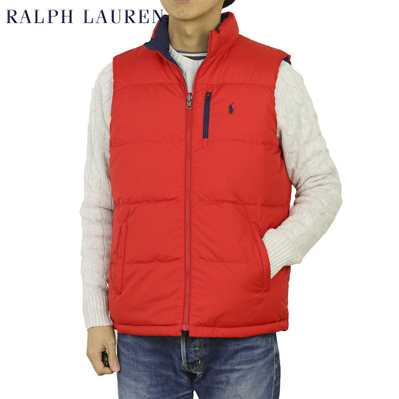 ポロ ラルフローレン ボーイズサイズのダウンベストリバーシブル POLO Ralph Lauren Boy's Reversible Down Vest US