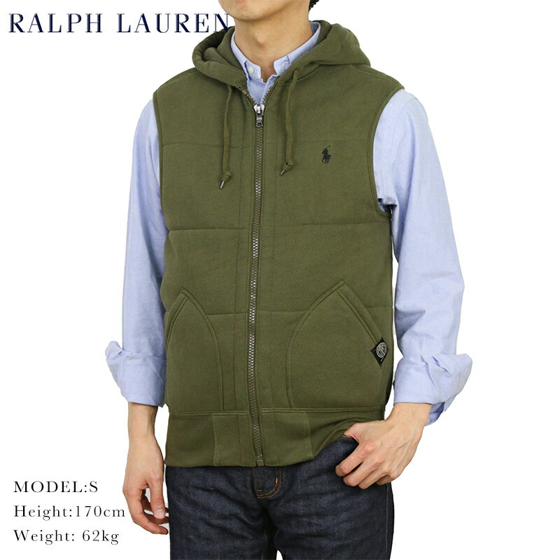 POLO by Ralph Lauren Men's Fleece Vest Hoodie USݥ ե  å ٥ ա