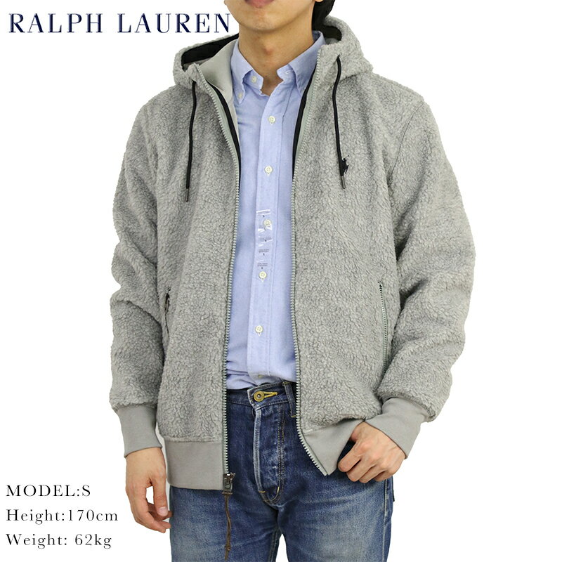 ポロ ラルフローレン フリース ジップアップパーカー ジャケット レトロパイル POLO Ralph Lauren Men's Pile Fleece Hoodie US