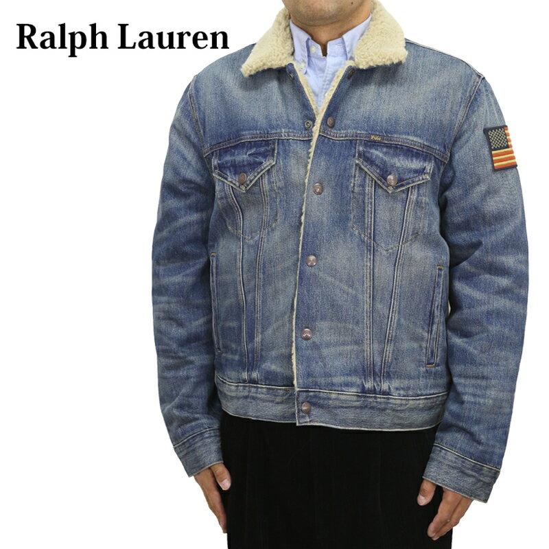 ポロ ラルフローレン メンズ ボア付 デニムジャケット POLO Ralph Lauren Men 039 s Boa Denim Rider Jacket US