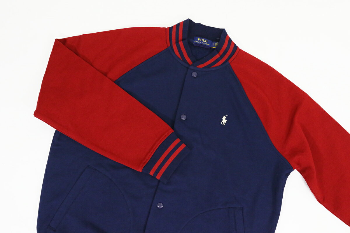 ポロ ラルフローレン メンズ スウェット スタジアムジャンパー スタジャン POLO Ralph Lauren Men's Fleece Varsity Jacket US