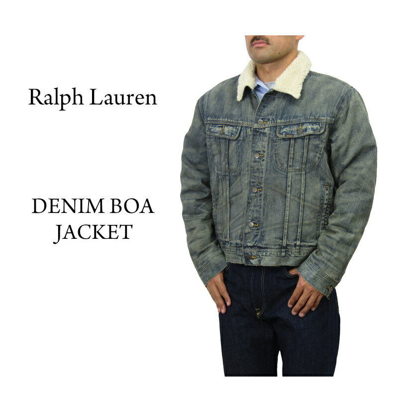 ポロ ラルフローレン メンズ ボア付 デニムジャケット POLO Ralph Lauren Men 039 s Boa Denim Rider Jacket US