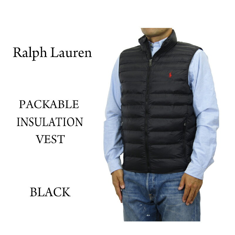 ݥ ե  ѥå֥ 󥵥졼٥ POLO Ralph Lauren Men's Packable Insulation Vest (UPS)