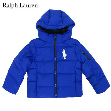 ポロ ラルフローレン 子供用のビッグポニー刺繍 ダウンジャケット (TODDLER) BOYS(2-7) POLO by Ralph Lauren Big Pony Down Jacket US