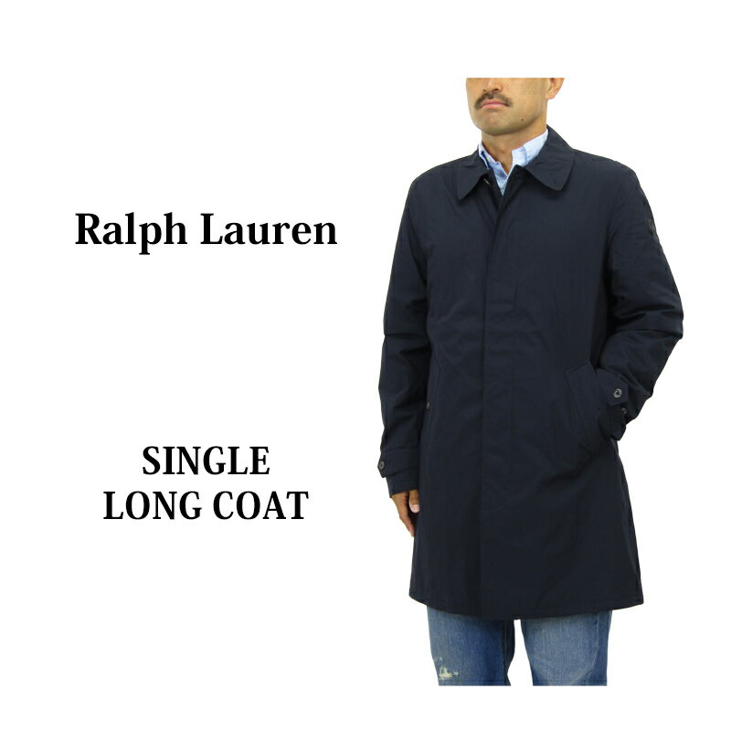 ポロ ラルフローレン キルティングライニング シングル カーコート POLO by Ralph Lauren Men's Quiltlined Car Coat (UPS)