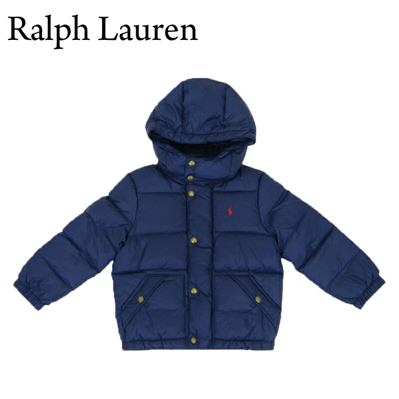 ポロ ラルフローレン 子供用のポニー刺繍 ダウンジャケット パーカー (TODDLER) BOYS(2-7) POLO by Ralph Lauren Down Jacket Parka US