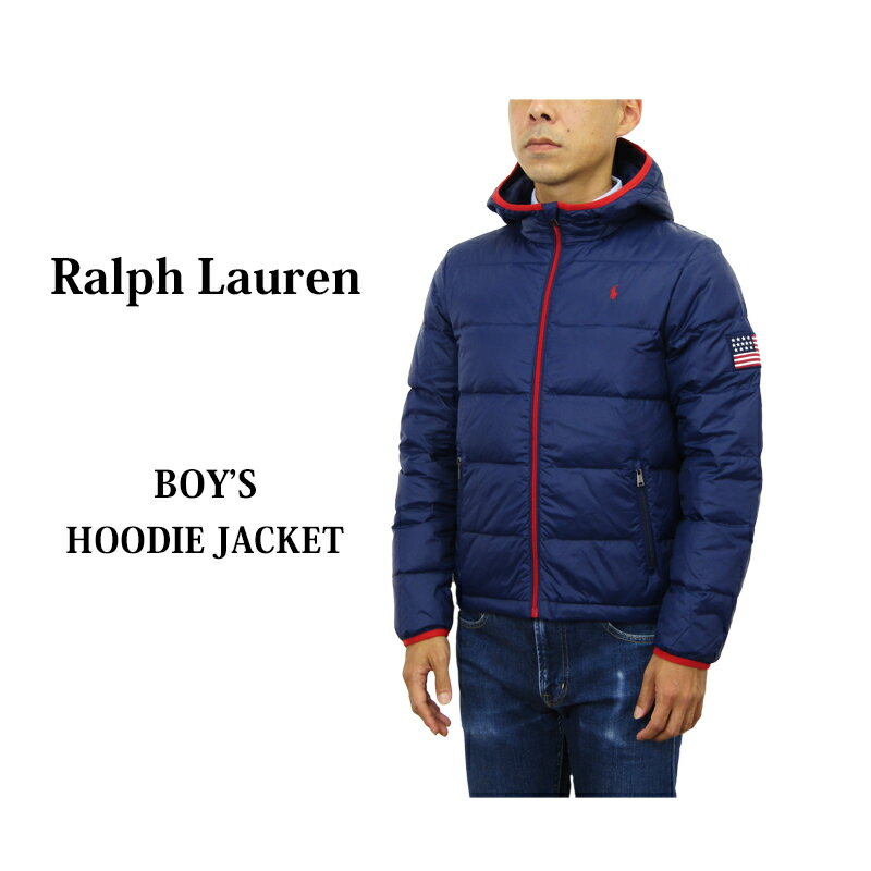 ポロ ラルフローレン ボーイズサイズのパッカブル中綿ダウンジャケット パーカー POLO by Ralph Lauren Boy's Down/Polyester Parka Jacket US