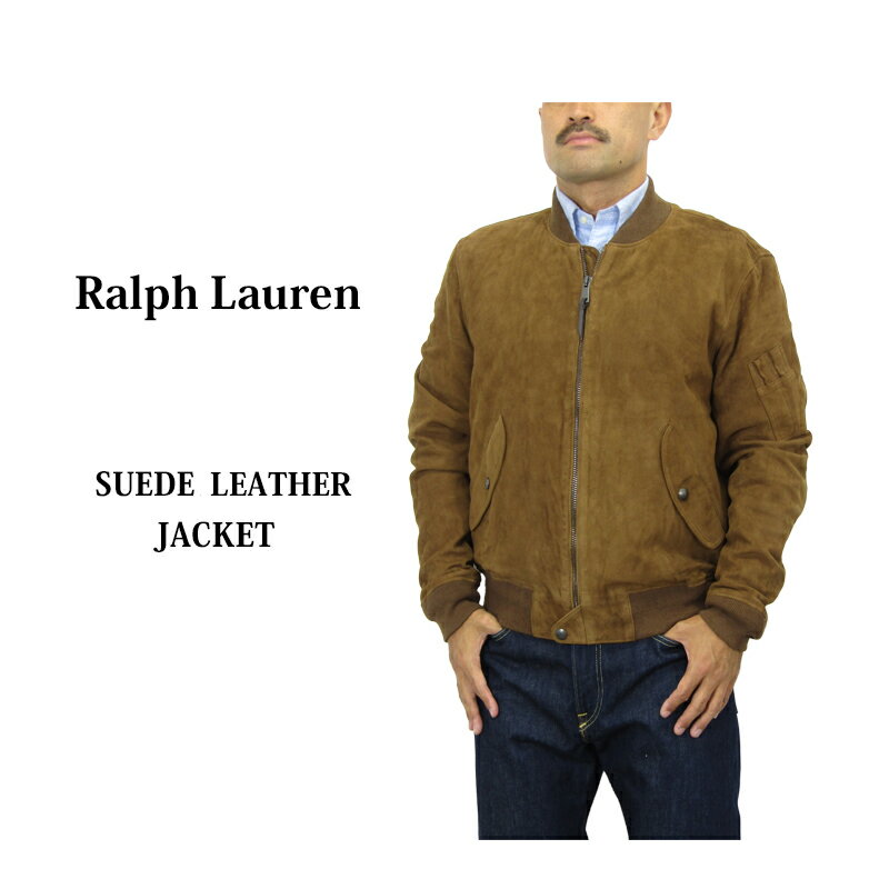 ラルフローレン ポロ ラルフローレン メンズ スエード レザー ジャケット ブルゾン POLO Ralph Lauren Men's Suede Leather Jacket US