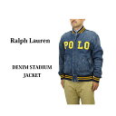 ポロ ラルフローレン メンズ デニム スタジアムジャンパー スタジャン POLO Ralph Lauren Men 039 s Denim Varsity Jacket US