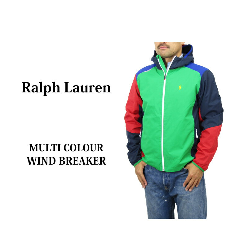 ポロ ラルフローレン メンズ ビッグポニープリント パネル切替 フルジップ ウインドブレーカー ジャケット パーカー POLO Ralph Lauren Men 039 s Big Pony Print WindBreaker Jacket Parka