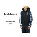 ポロ ラルフローレン ボーイズサイズのビッグポニーダウンベストPOLO Ralph Lauren Boy 039 s Big Pony Down Vest US