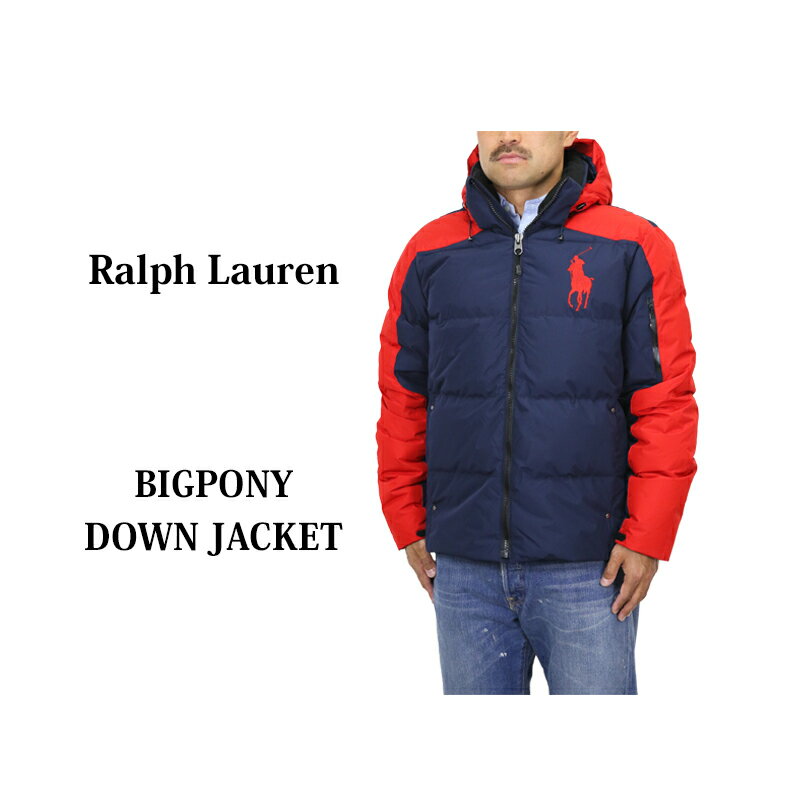 ラルフローレン ポロ ラルフローレン ビッグポニー 刺繍 リップストップ ダウンジャケット パーカー POLO by Ralph Lauren Men's Big Pony Down Jacket US