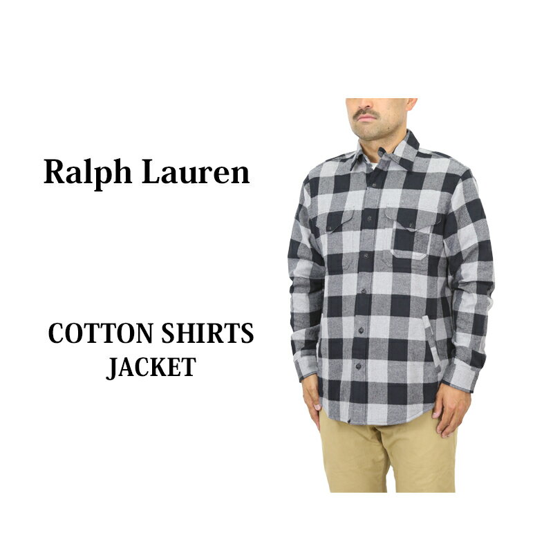 ポロ ラルフローレン メンズ コットン フランネル シャツジャケット POLO Ralph Lauren Men's Flannel Shirt Jacket US