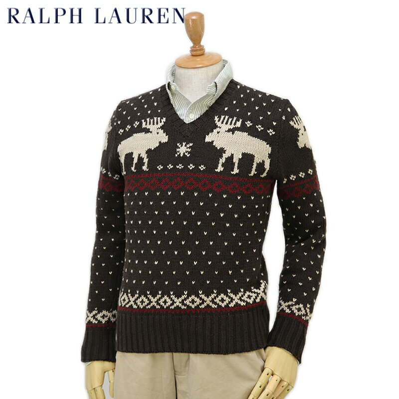 Ralph Lauren Men's Nordic Sweater US ポロ ラルフローレン ノルディック柄 セーター